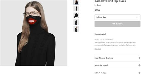 recalled gucci sweater|gucci controversy.